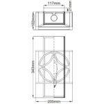 Feiss Remy 1 Light Wall Light - Image 2