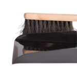 Fireplace Dustpan and Brush Set Metal Cleaning Shovel Dust Pan 180mm Black - Image 5