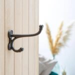 Flat Top Ball End Hat and Coat Hook Cast Iron Vintage Style W35mm x H85mm Raw - Image 5