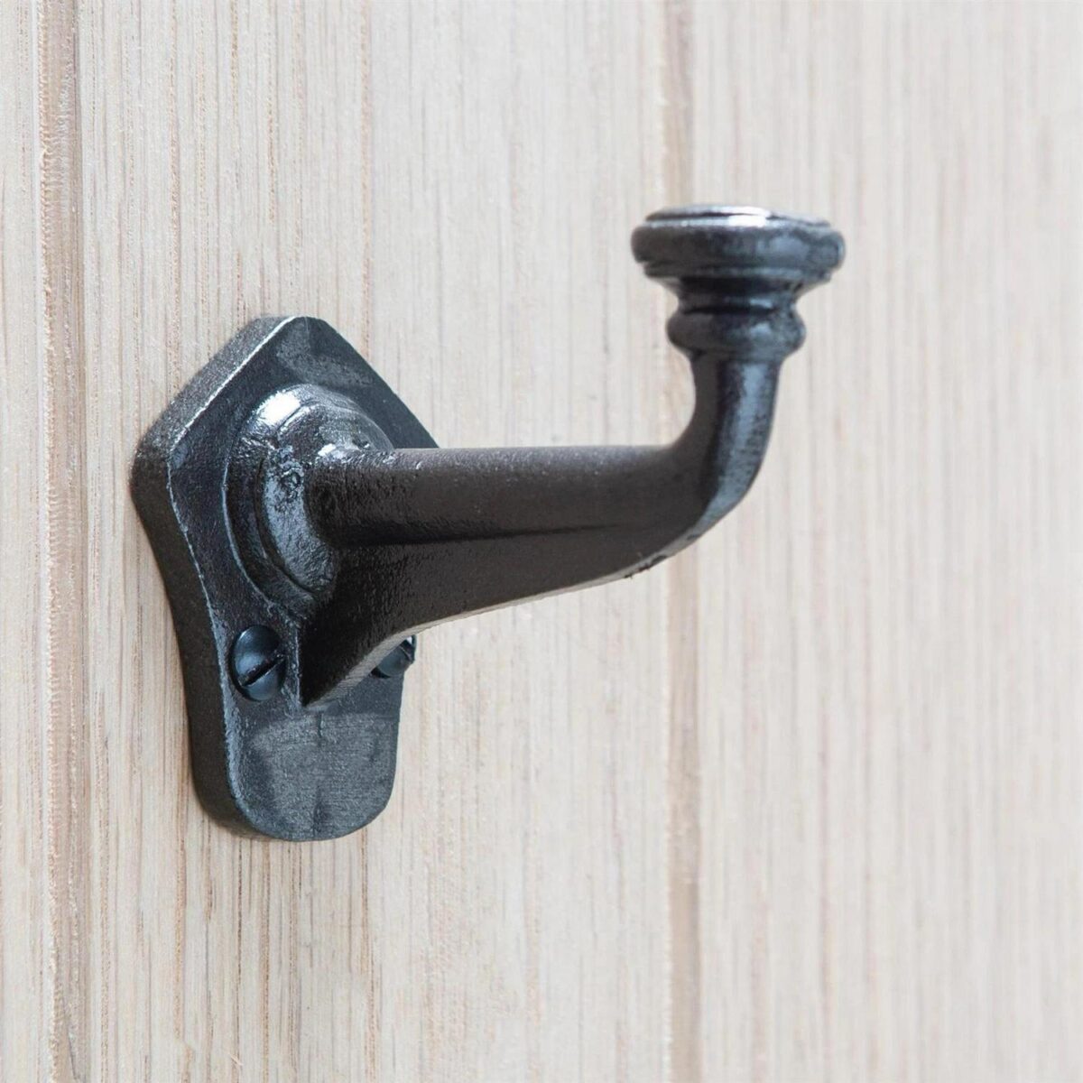 Flat Top Larder Hook Cast Iron Antique Vintage Style Hooks W40mm x H70mm Raw - Image 6