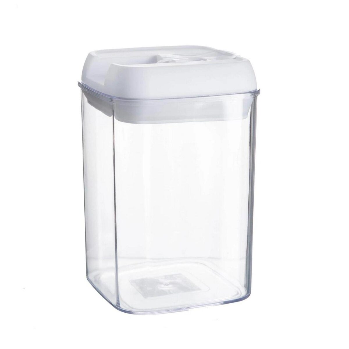 Flip Lock Plastic Food Storage Container Kitchen Pantry Food Canister 800ml - Image 1