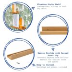 Floating Wall Shelf Picture Ledge Shelves Wall Bookshelf Storage Display 57cm - Image 2