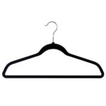 Flocked Non-Slip Space Saving Clothes Hangers - 50 Pack - Image 3