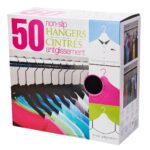 Flocked Non-Slip Space Saving Clothes Hangers - 50 Pack - Image 4