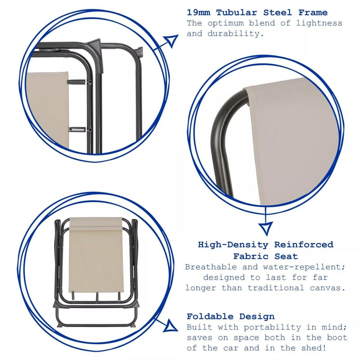Folding Metal Beach 4ffb408b9faa134c25c9f9ab14fb7abd