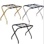 Folding Metal Luggage Rack Home Bedroom Suitcase Travel Hotel Storage Stand