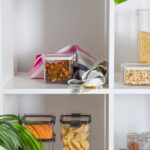 Food Storage Container Plastic Kitchen Organiser Airtight Clip Lid 700ml White - Image 6