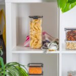 Food Storage Container Plastic Kitchen Organiser Clip Lid 1.8 Litre Black - Image 6