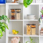 Food Storage Container Plastic Kitchen Organiser Clip Lid 1.8 Litre Black - Image 7