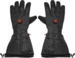 GLOVII Heated Ski Gloves - Black, XL