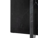 Gallery Amalfi Black Marble Side Table - Image 6