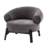 Gallery Ardo Grey Velvet Armchair - Image 5