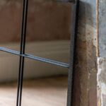 Gallery Chafford Black Window Mirror, 80 x 110cm - Image 3