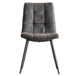 Gallery Darwin Grey Faux Leather Dining Chair, 2 Pack - Image 5