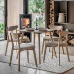 Gallery Hatfield Natural Square Dining Table, Seats 4
