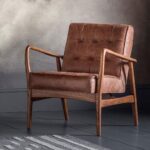 Gallery Humber Vintage Brown Leather Armchair