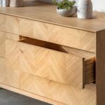 Gallery Milano Oak 6 Drawer Chest of Drawers - Image 3