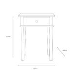 Gallery Wycombe Black Oak Nightstand - Image 2