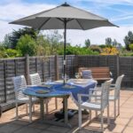Garden Patio Parasol Umbrella Hardwood Frame 2.7m Outdoor Beach Sun Shade - Image 4