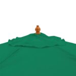 Garden Patio Parasol Umbrella Hardwood Frame 2.7m Outdoor Beach Sun Shade - Image 5