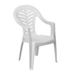 Garden Table and Chair Set Resol Tossa Outdoor Dining Table and 4 Chairs White - Image 6