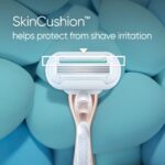 Gillette Venus Deluxe Smooth Sensitive Razor, Metal Handle and 8 Blades - Image 4
