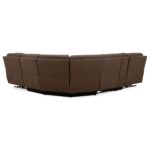 Gilman Creek Justin Brown Fabric Power Reclining Sectional Sofa - Image 8