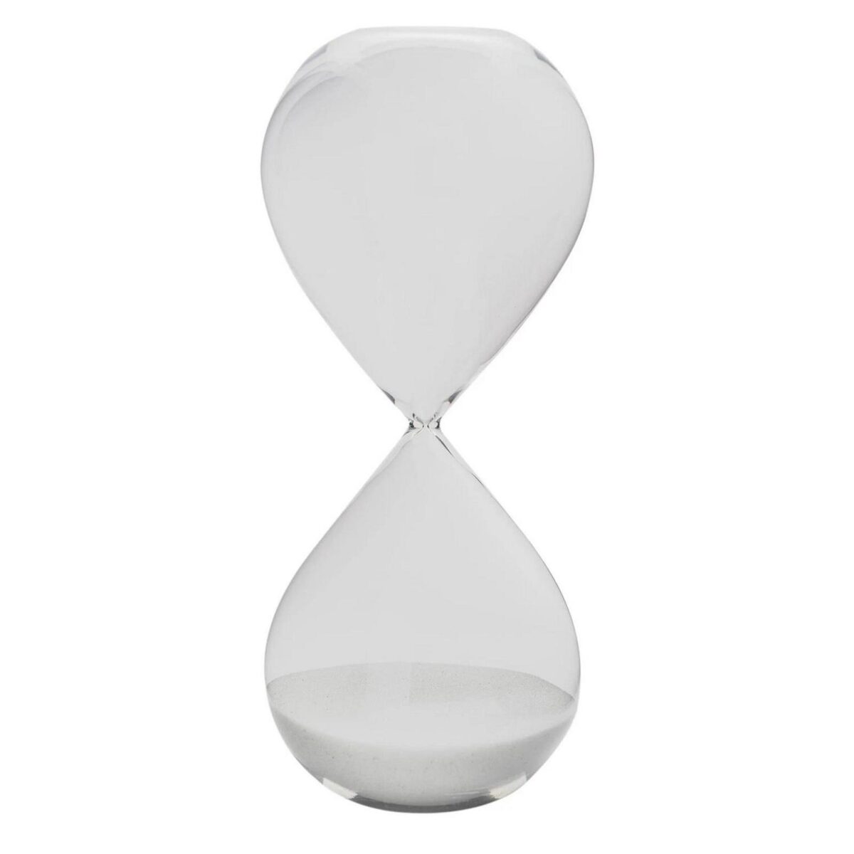 Glass Kitchen Sand Timer Rustic Cooking Clock Accessory Tool 60 Minutes Clear - Image 1