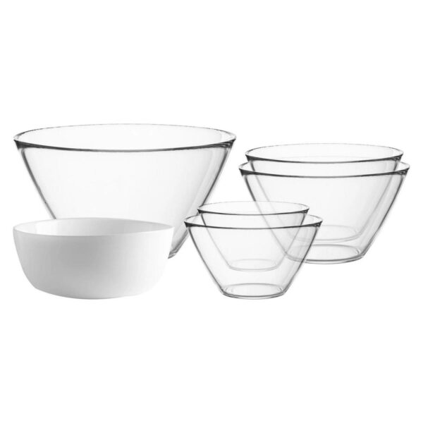 Glass Serving, Mixing, Salad, Snack Bowls | Essentials on eBay