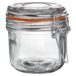 Glass Storage Food Preserve Preserving Clip Top Airtight Jar 200ml x3 - Image 4