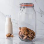 Glass Storage Jar Food Preserving Container Clip Lid 2 Litre Orange Seal - Image 5