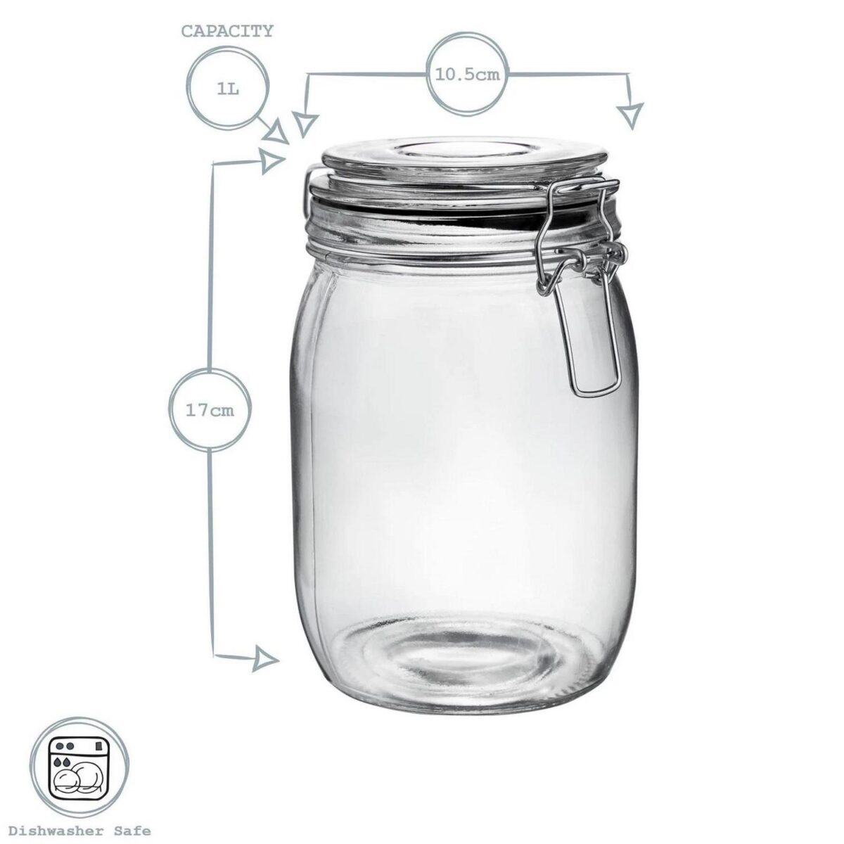 Glass Storage Jar Fo eda64b244f63c3ed897c271da9bc8d72