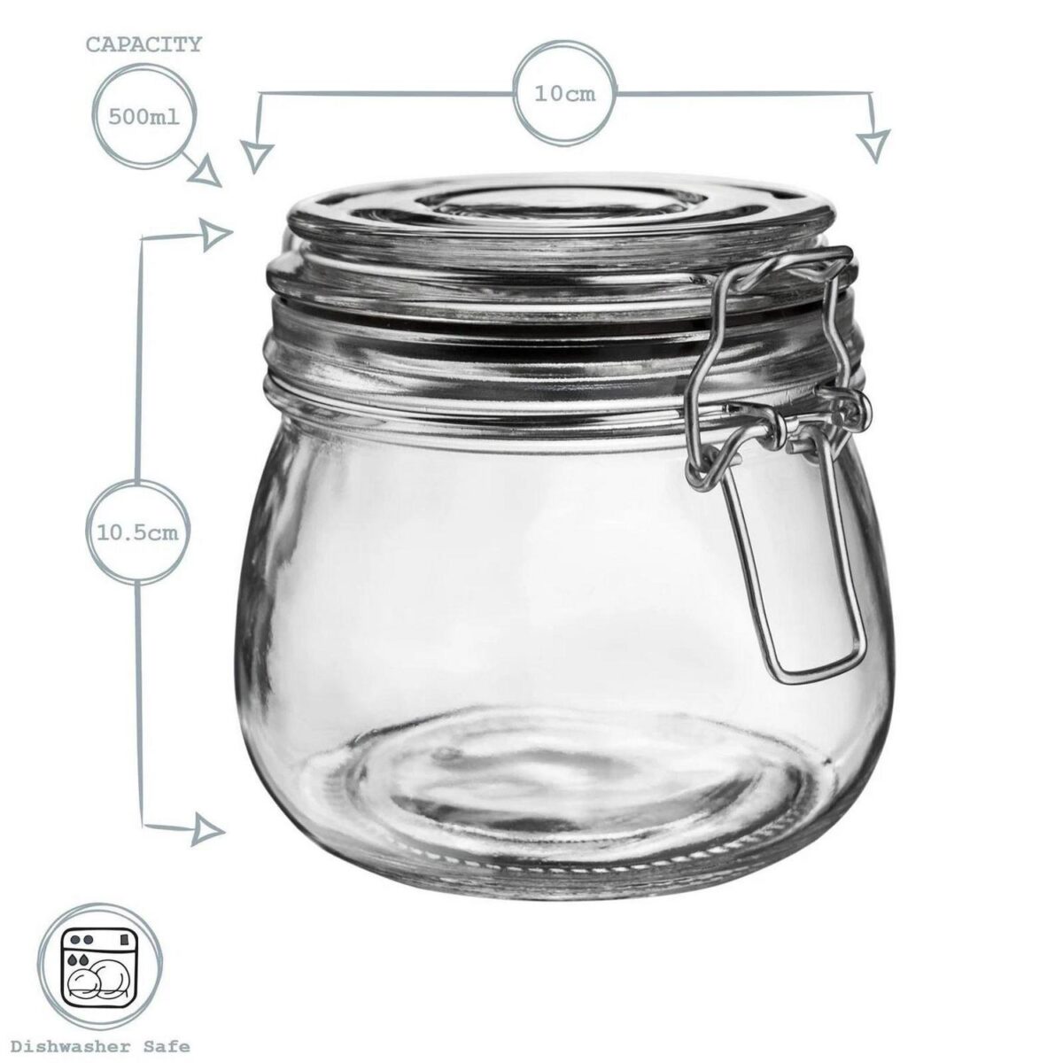 Glass Storage Jar Vi 08afdf431cf91e48e8484a999075fd92