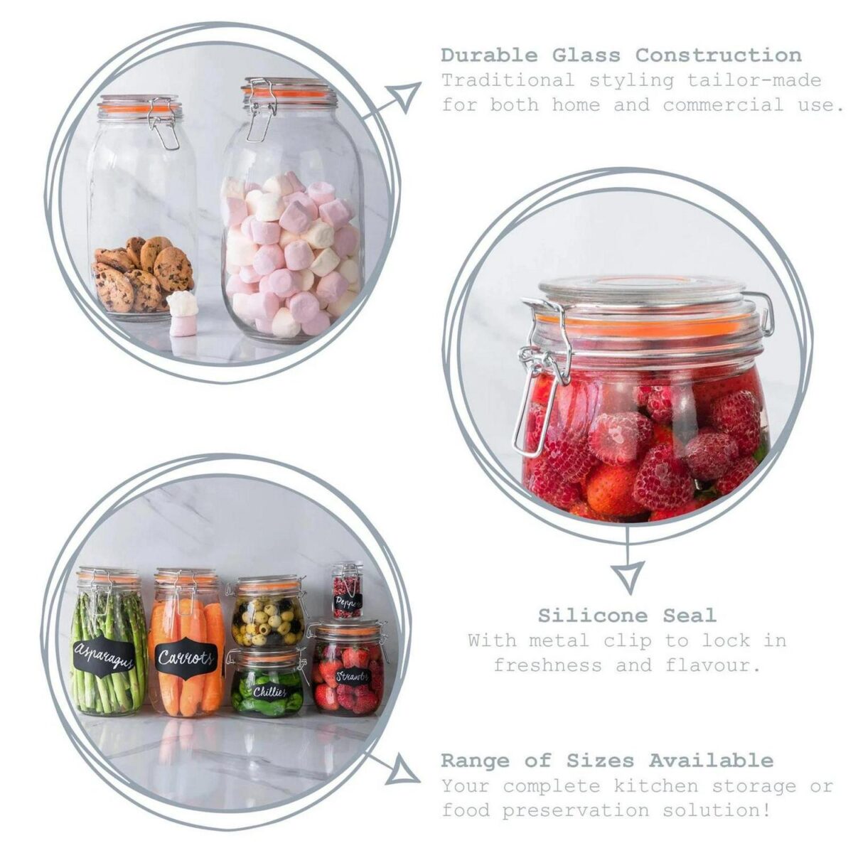 Glass Storage Jar Vi ea28f9778d7447332b53c45a56197593