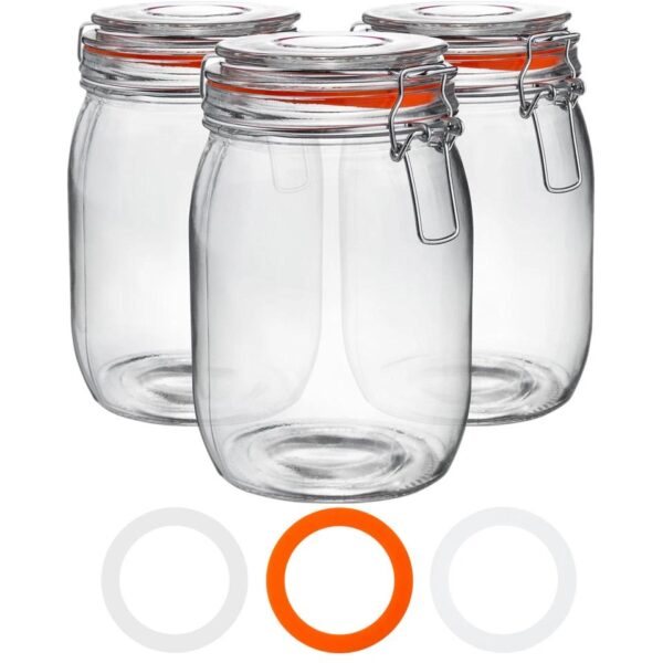 Glass Storage Jars A 0ae89f1948bd133ffec6636538a0a956