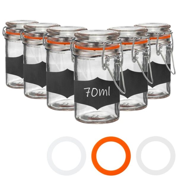 Glass Storage Jars A 34db1116a3204c5bc5d3579e25f28176