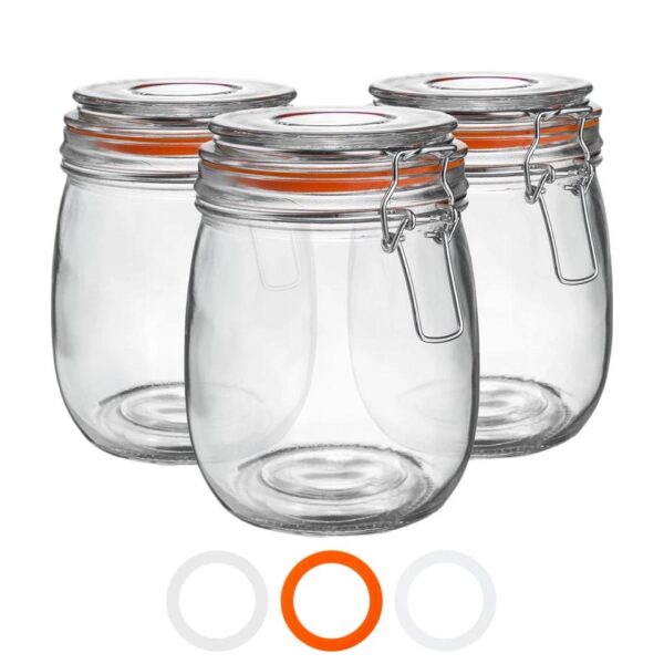 Glass Storage Jars A 40f2bf721cc8eb98d0e493b7e32508d0