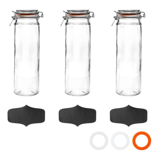 Glass Storage Jars A 5a5def414e7967af9674bfe46506c180