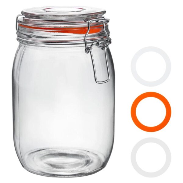 Glass Storage Jars A 76bec5c62313aec3bf48bb86f02c84ac