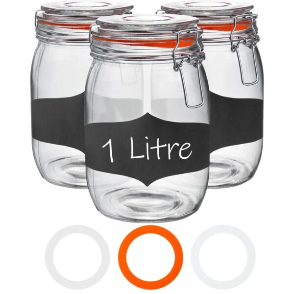 Glass Storage Jars A 76bff2c35d028a48f33f6462637017d9