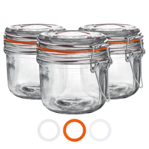 Glass Storage Jars A 940fe340b0b6e93b13aa95c0285b5f54
