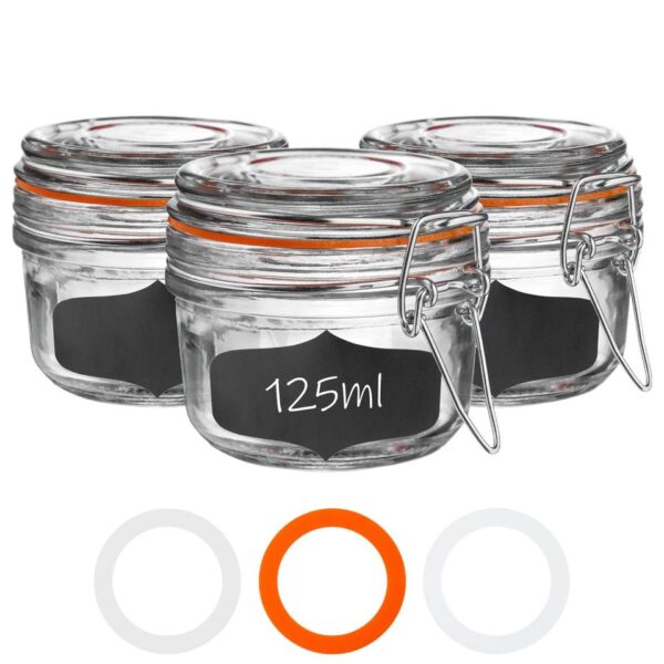 Glass Storage Jars A ed69a6163aa973e81ce9b3e570d83ce6