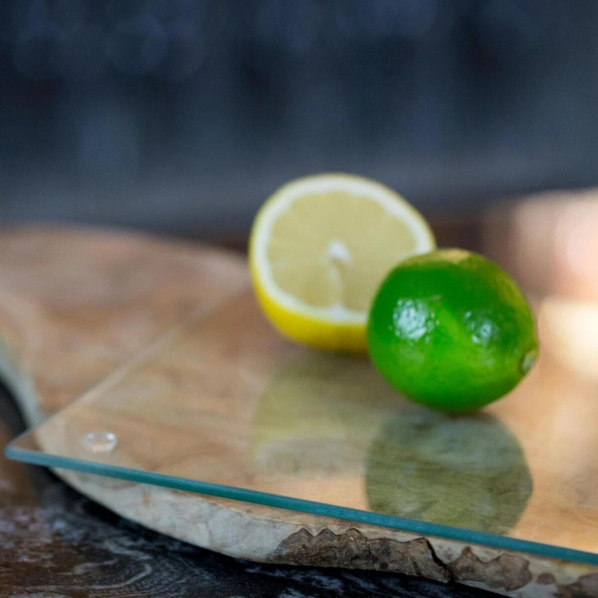 Glass Worktop Saver Kitchen Chopping Cutting Utensil Board, Clear, 30 x 20 cm - Image 6
