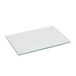 Glass Worktop Saver Kitchen Chopping Cutting Utensil Board, Clear, 30 x 20 cm