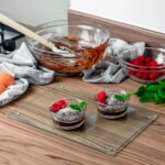 Glass Worktop Saver Kitchen Chopping Cutting Utensil Board, Clear, 30 x 20 cm - Image 4