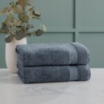 Grandeur 100% Hygro Cotton Bath Towels, Pack of 2 in 4 Colours - Image 2