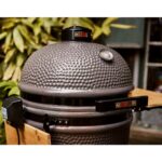 Grill Guru 18 (46cm) Ceramic Kamado Charcoal Barbecue in Black + Cover - Image 3