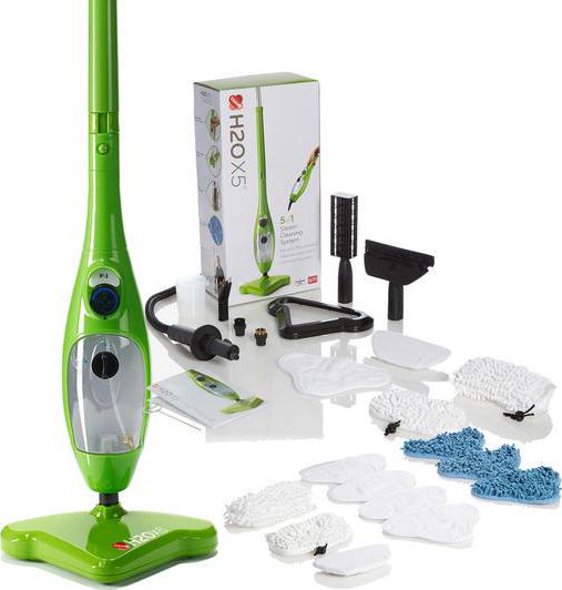 H2O X5 Deluxe Edition Steam Mop - Green