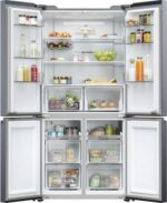 HAIER Cube 90 Series 5 HCR5919ENMB Fridge Freezer - Black - Image 2