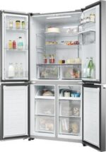 HAIER HCR3818EWMM Fridge Freezer - Platinum Inox - Image 16